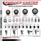 Service Caster 3.5'' Maroon Poly Swivel 1-1/8'' Expanding Stem Caster Total Lock Brake SCC-EXTTL20S3514-PPUB-MRN-118 - alternate 4